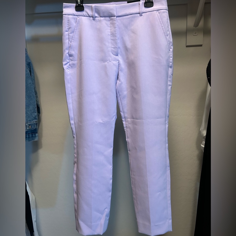 NWT White House Black Market Elle Slim Ankle Luxe Double Weave Pants 8 - Picture 6 of 9